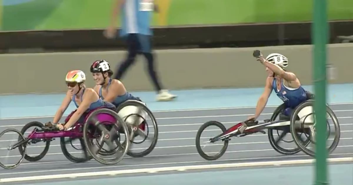 Team USA Tatyana McFadden Wins Gold in the Women's 1,500Meter T53